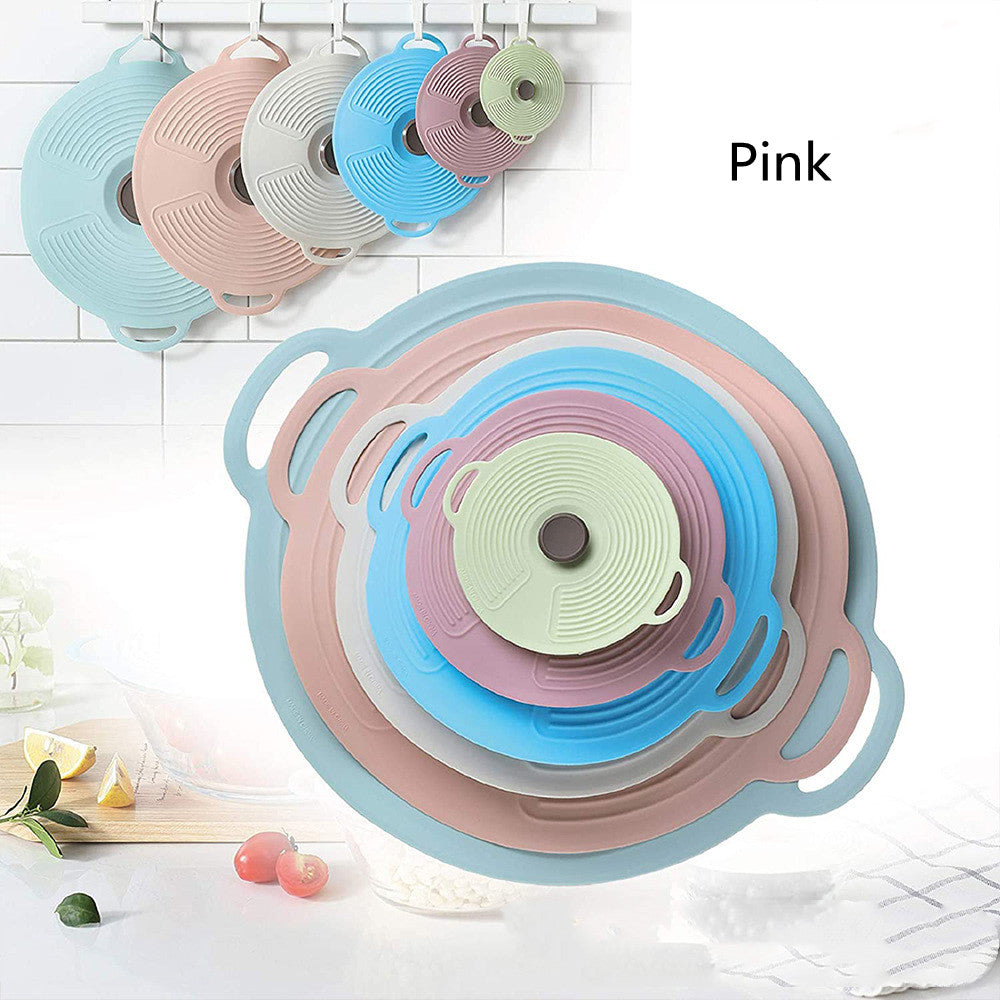 Food-grade Silicone Lid Set in 6 Sizes