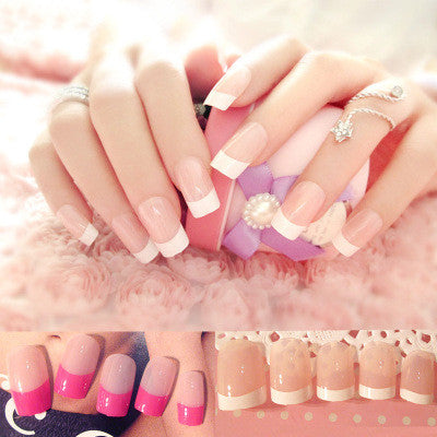 French Long Fake Nails for Nail Art (Full Set)