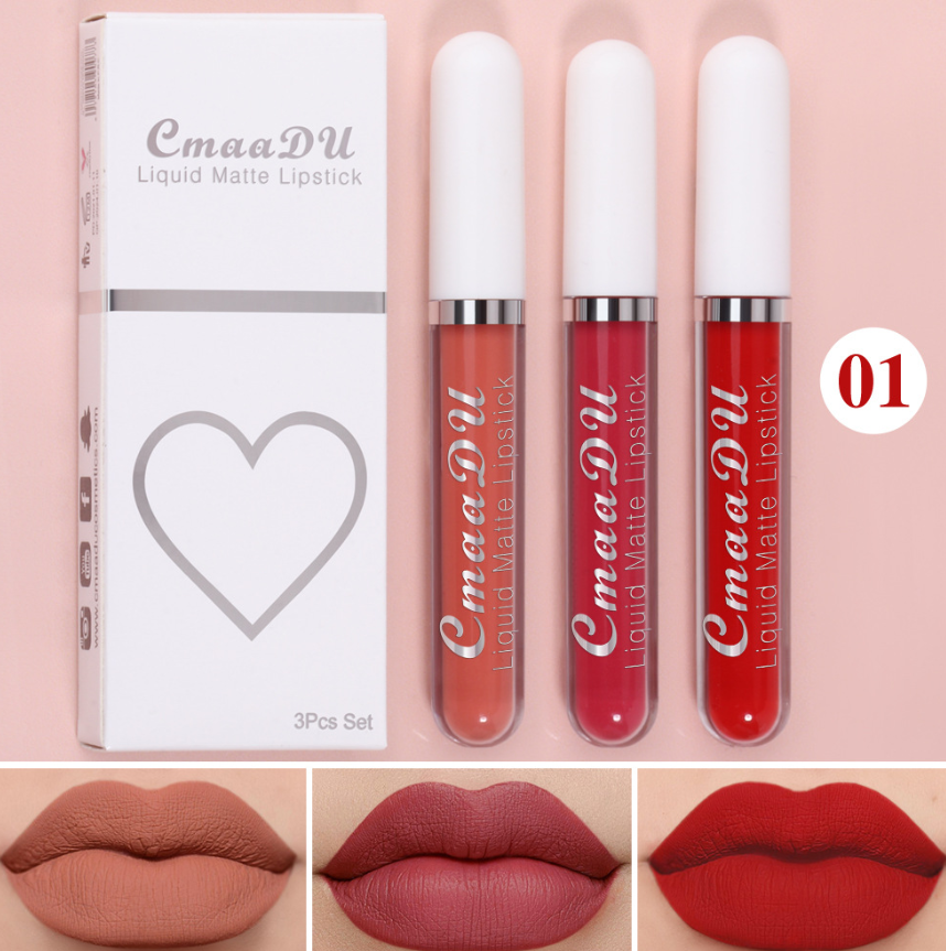 Matte Waterproof Non-stick Lip Gloss Set