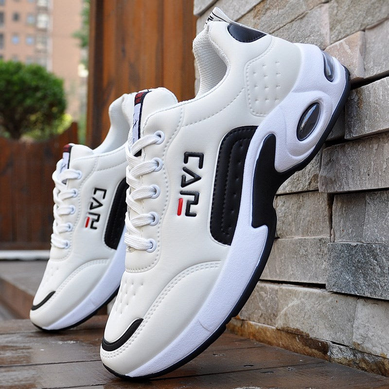 Men's Stylish Black Waterproof Casual Sneakers