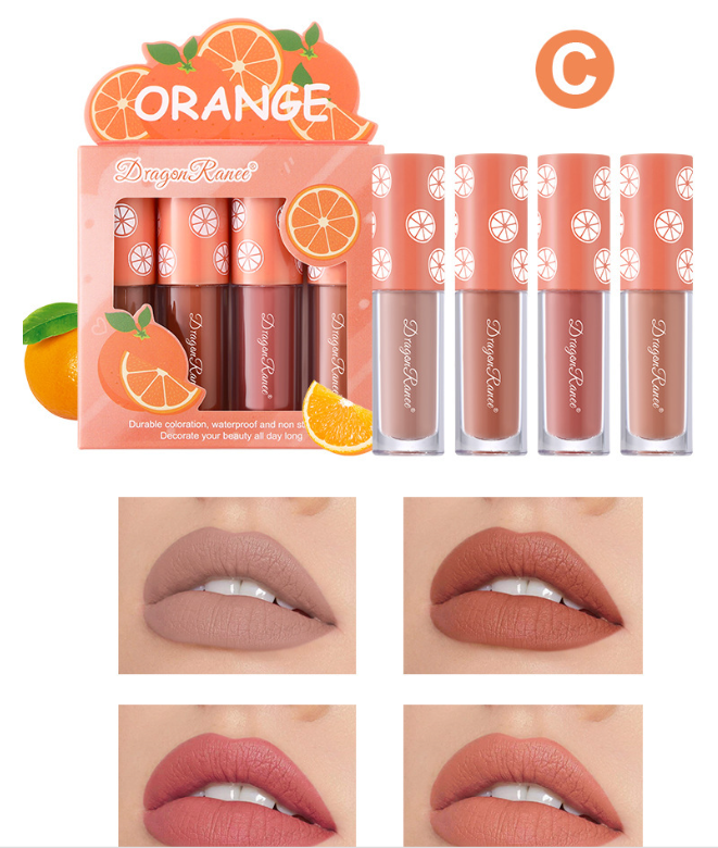 Matte Non-Stick Cup Lip Glaze Set