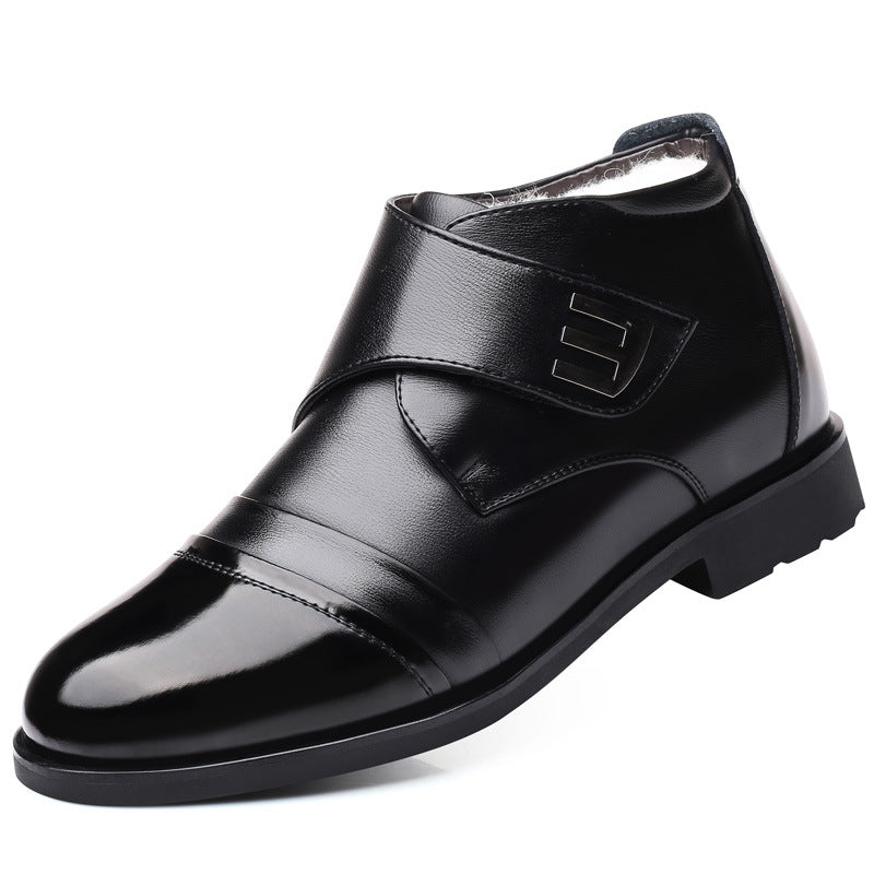 Men's Winter High-Top Warm Leather Shoes (Casual & Business)