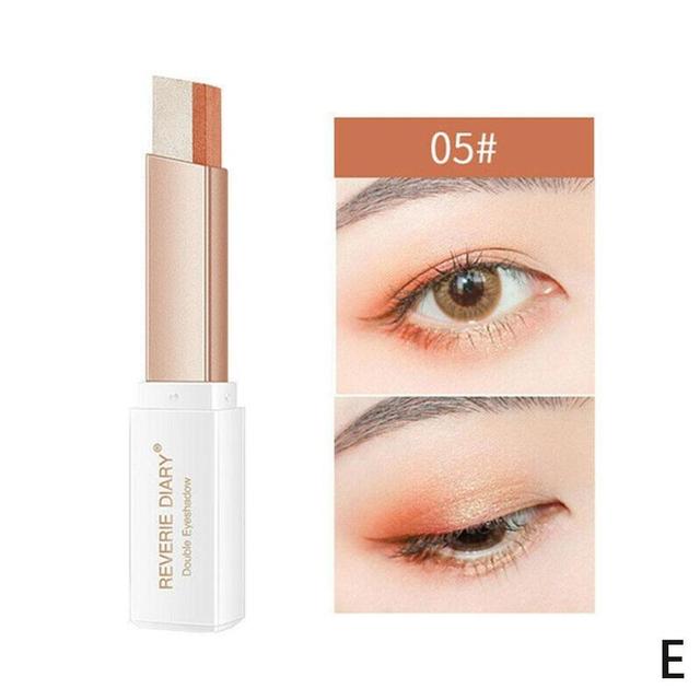 Double Color Glitter Eyeshadow Stick - Matte & Waterproof