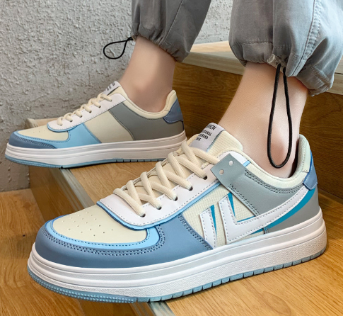 Men's Retro Leather Mid-Top Fashion Sports Shoes