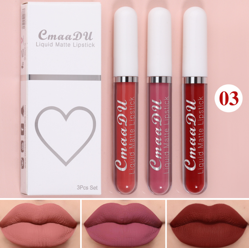 Matte Waterproof Non-stick Lip Gloss Set