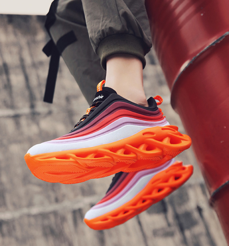 Casual and Running Sneakers with Mesh Design