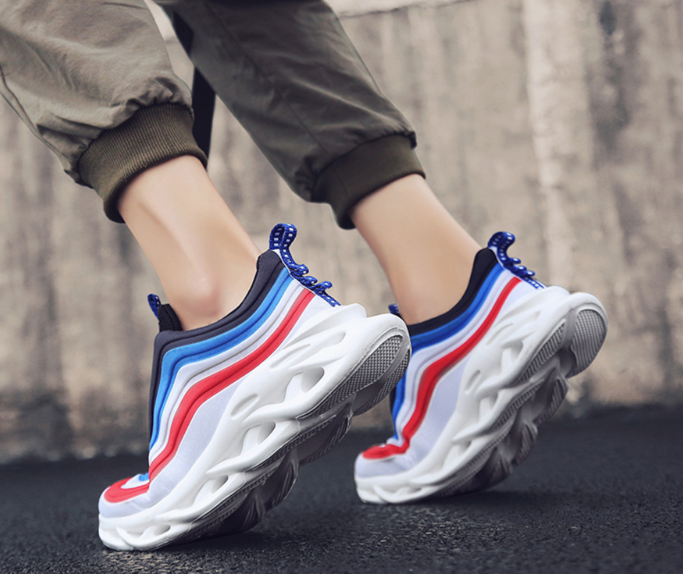 Casual and Running Sneakers with Mesh Design