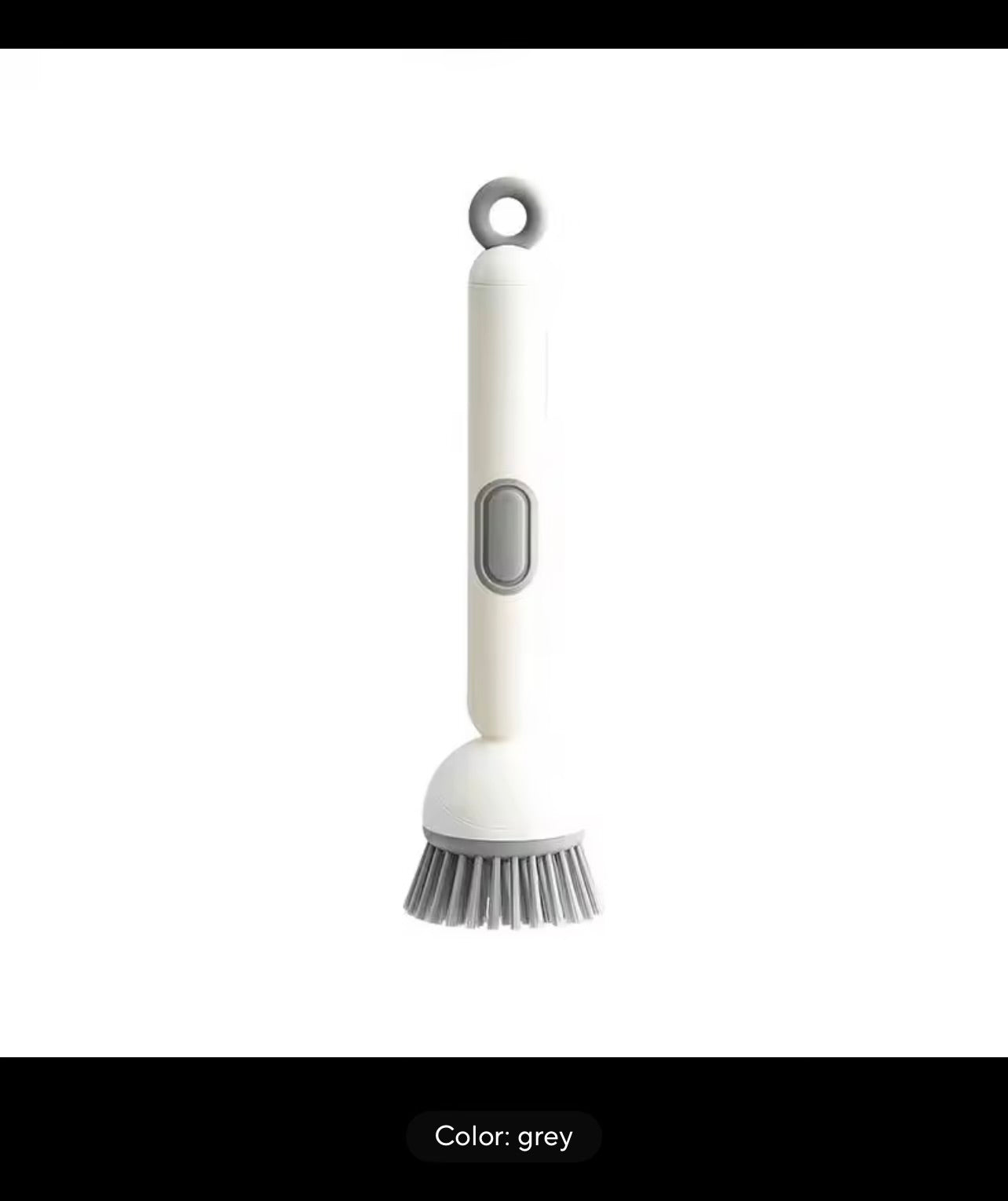 1pcs Heavy-Duty Dish Cleaning Brush Set With Detergent Dispenser - Rotating Scrubber & Long Reach 90° Cup Brushe