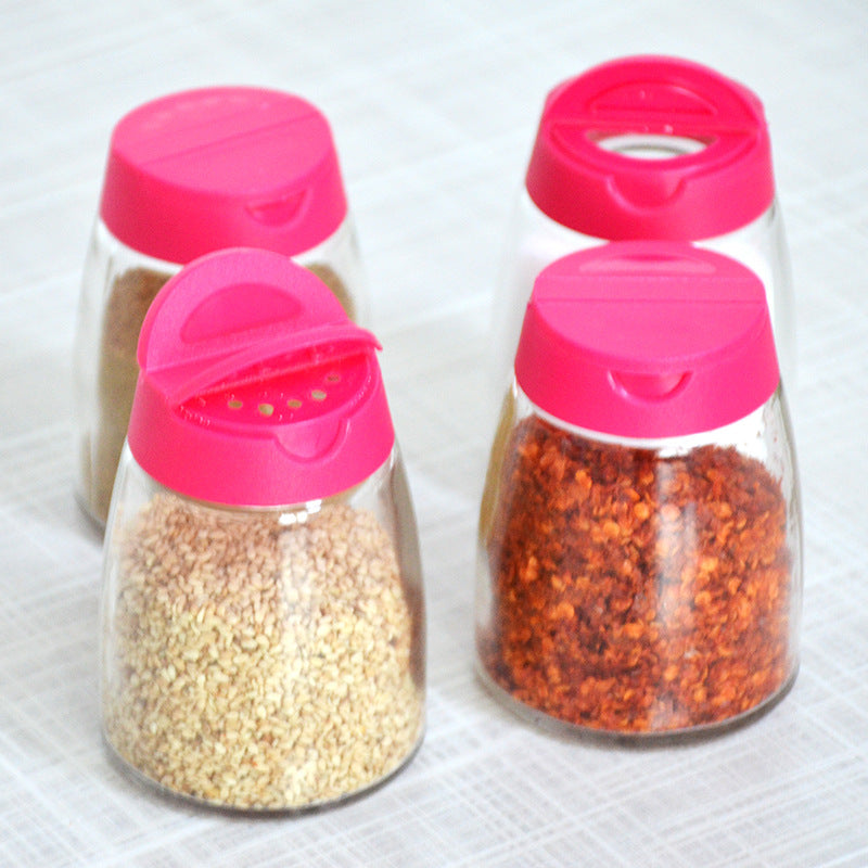Kitchen Utensils and Glass Spice Jars Set