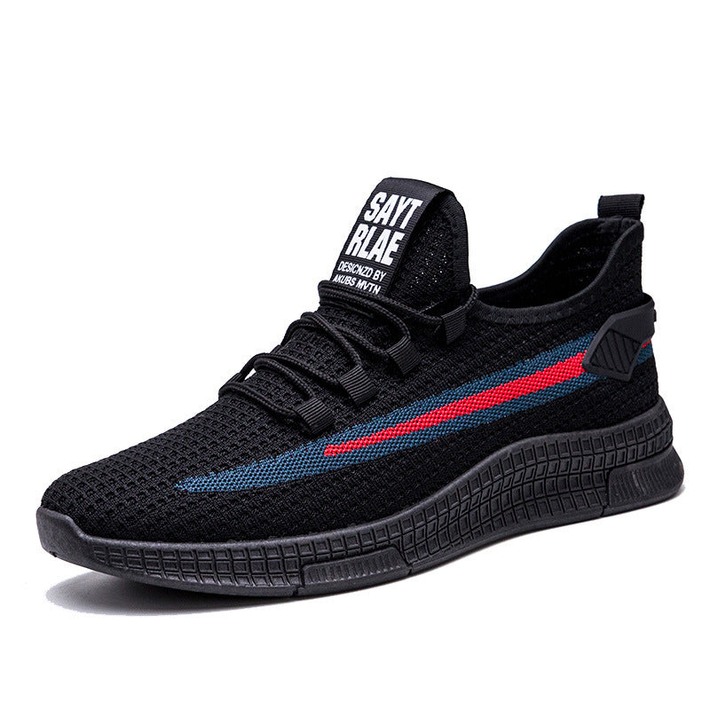 Men's Running Shoes - Fall Knit Sports Sneakers