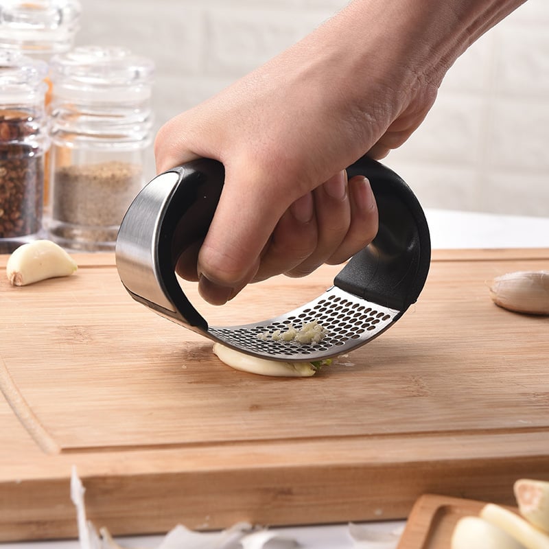 Stainless Steel Manual Ginger Garlic Masher Tool