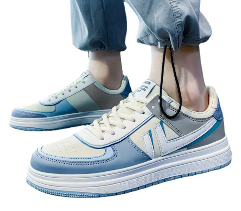 Men's Retro Leather Mid-Top Fashion Sports Shoes