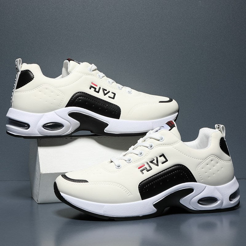 Men's Stylish Black Waterproof Casual Sneakers