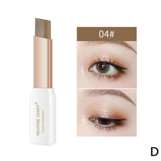 Double Color Glitter Eyeshadow Stick - Matte & Waterproof