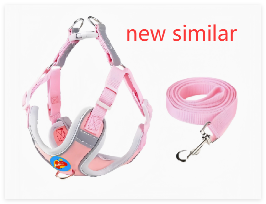Adjustable Dog Harness with Comfortable Pet Leash
