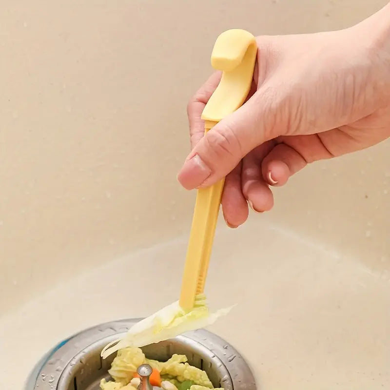 2-in-1 Cooktop Brush with Tweezers for Kitchen Cleaning