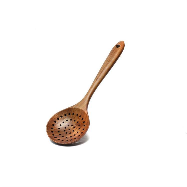 Acacia Wooden Spatula and Spoon Set for Cookware