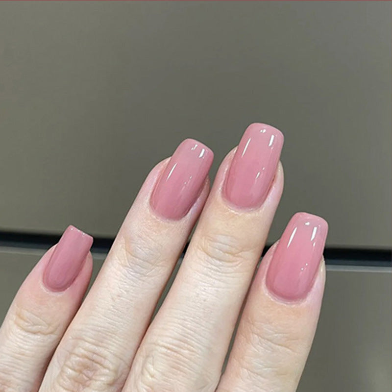 Pure Color Fake Nails