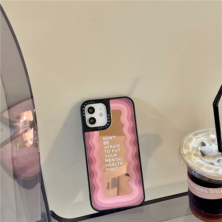 Purple English All-Inclusive Mirror Case