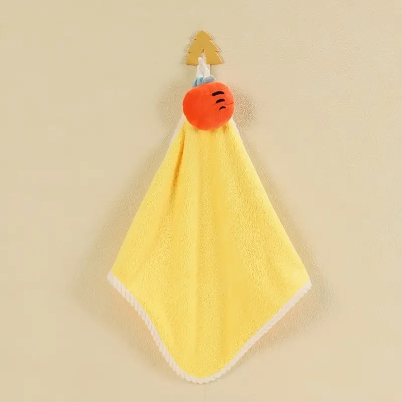 Cute Super Absorbent Coral Fleece Hand Towel (1pc)