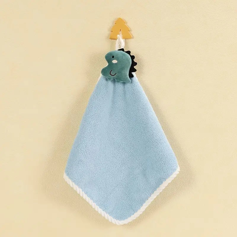 Cute Super Absorbent Coral Fleece Hand Towel (1pc)