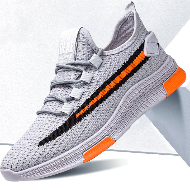 Men's Running Shoes - Fall Knit Sports Sneakers