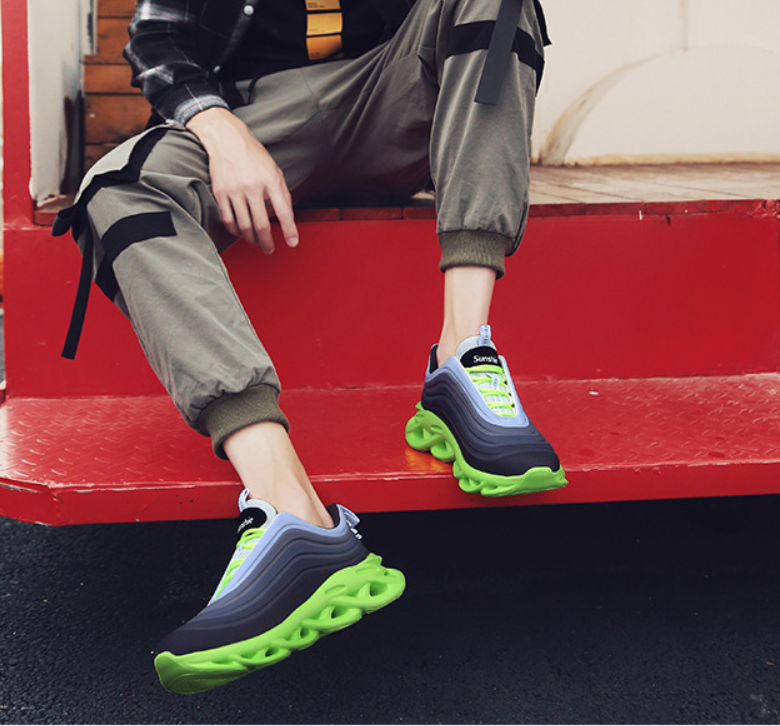 Casual and Running Sneakers with Mesh Design