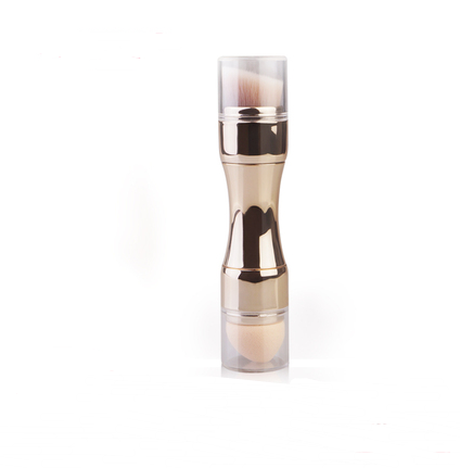 4-in-1 Portable Makeup Brush Set for Foundation & Blush