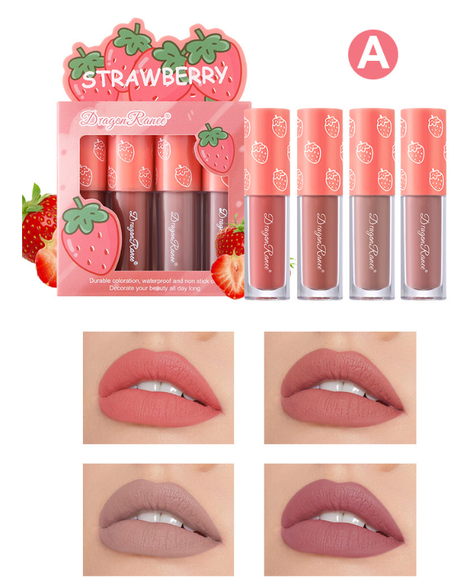 Matte Non-Stick Cup Lip Glaze Set