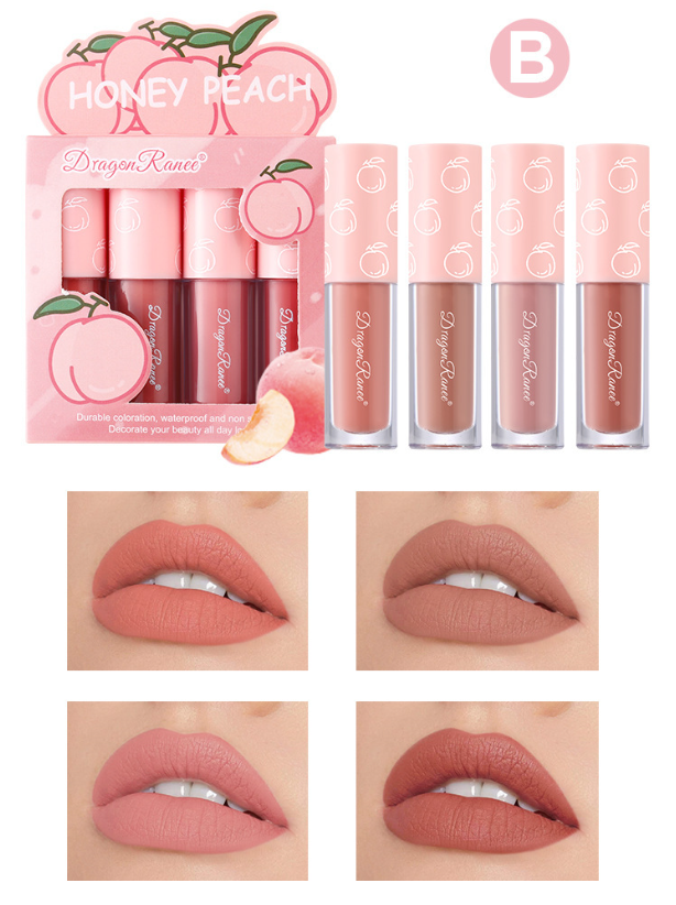 Matte Non-Stick Cup Lip Glaze Set