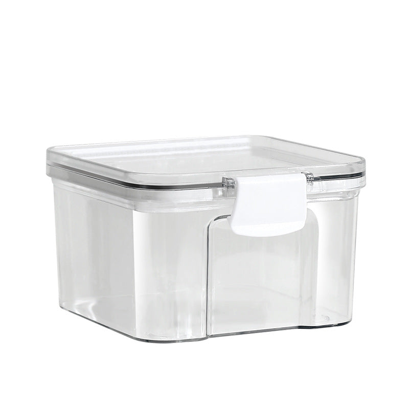 Transparent Food-Grade Storage Jars for Kitchen Use
