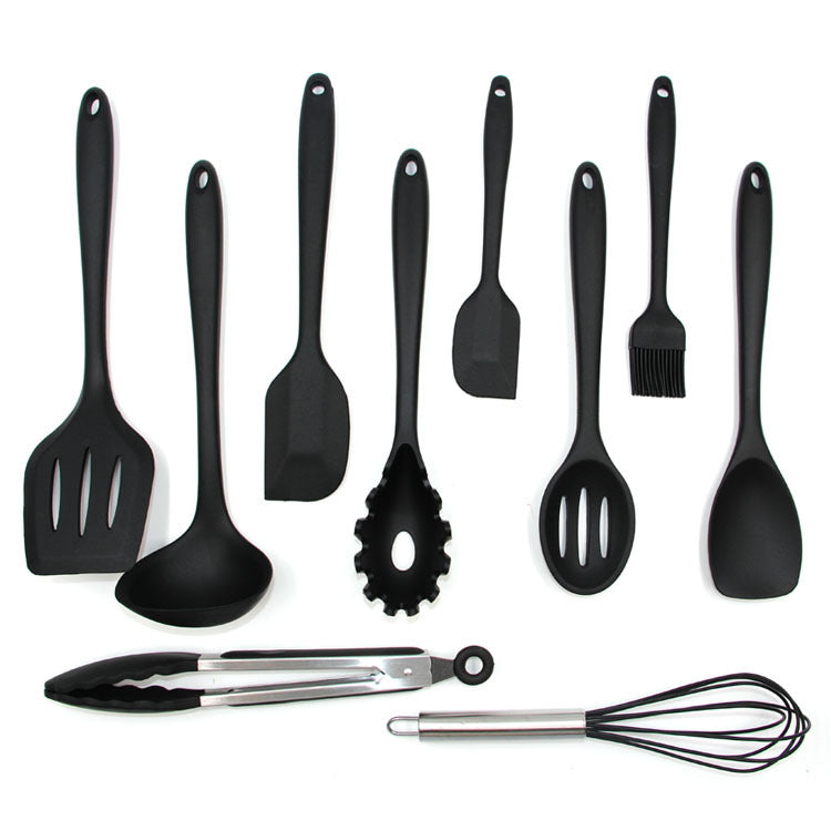 10-Piece Non-Stick Silicone Kitchen Utensil Set