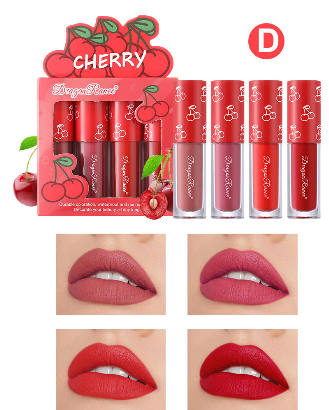 Matte Non-Stick Cup Lip Glaze Set