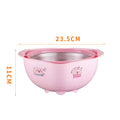 Stainless Steel Double-Layer Colander and Bowl Set