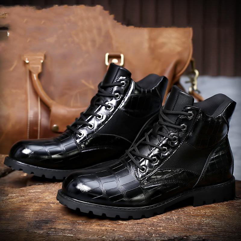 Vintage Men's Mid-top Leather Fashion Shoes