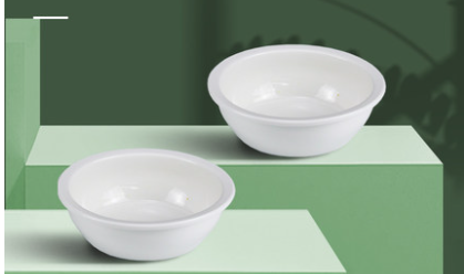 Ceramic Cat Food Bowl for Cervical Spine Support