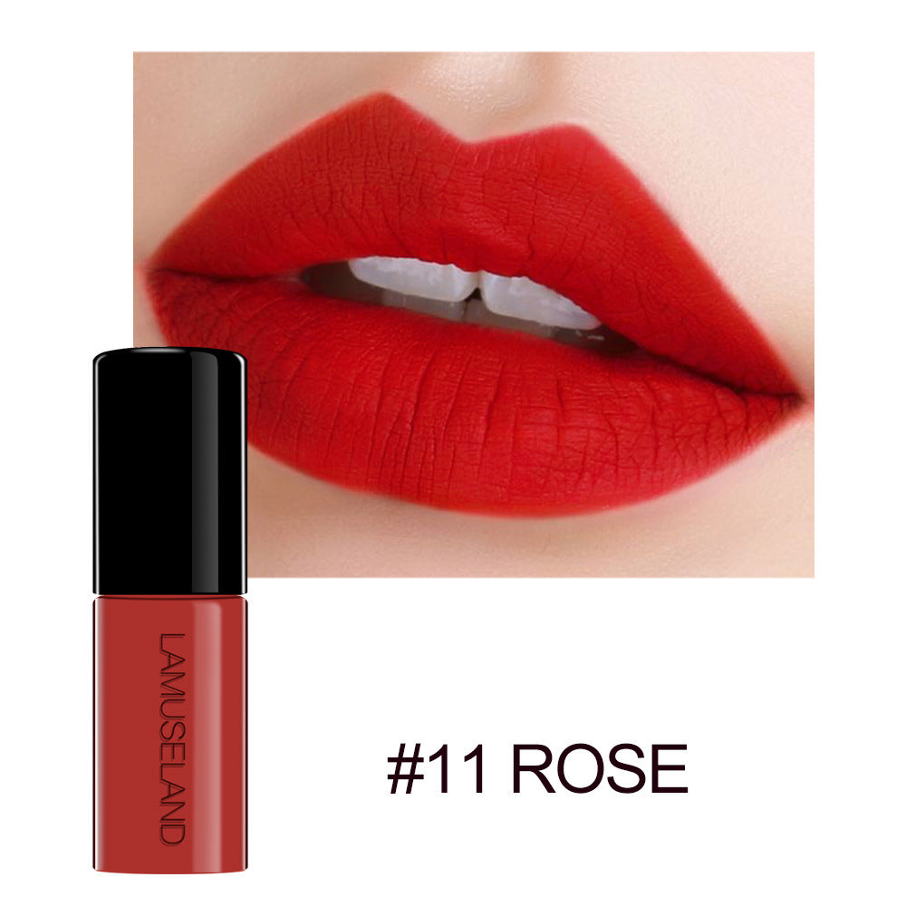 12 Color Waterproof Non-Stick Matte Lip Glaze Set