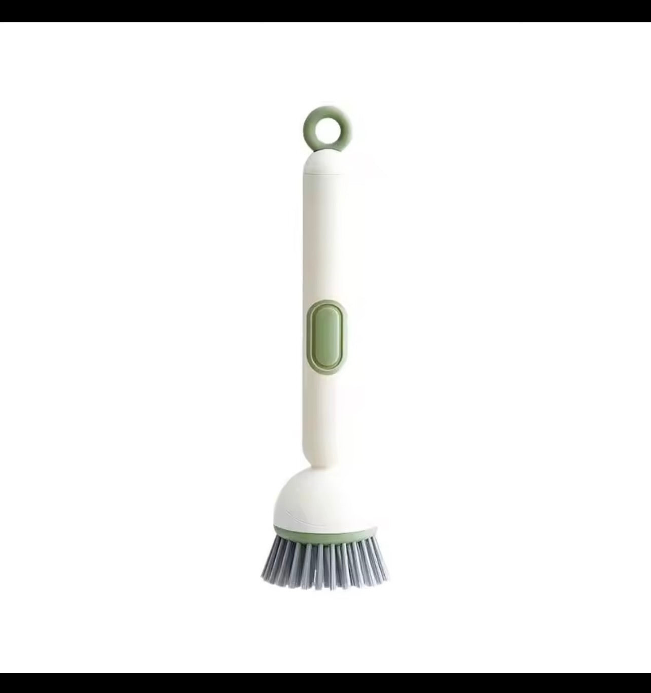 1pcs Heavy-Duty Dish Cleaning Brush Set With Detergent Dispenser - Rotating Scrubber & Long Reach 90° Cup Brushe