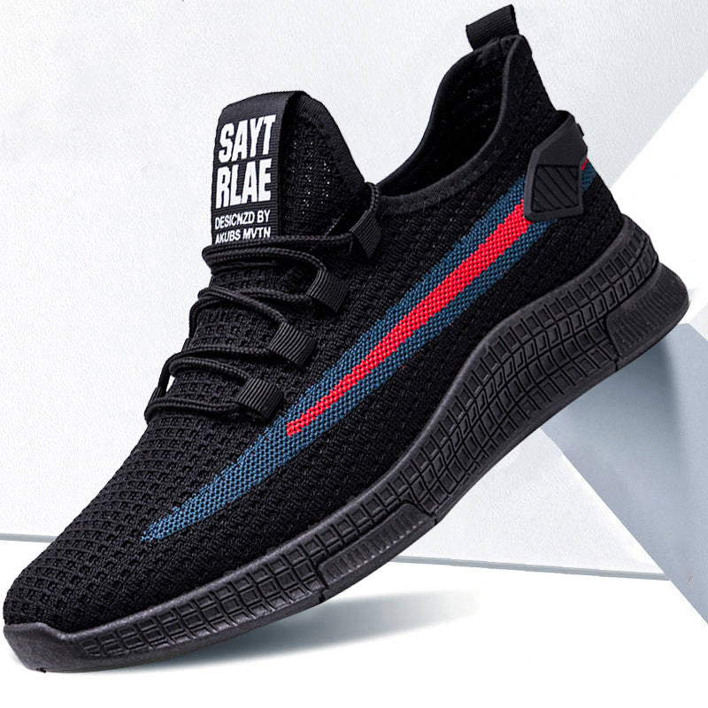 Men's Running Shoes - Fall Knit Sports Sneakers