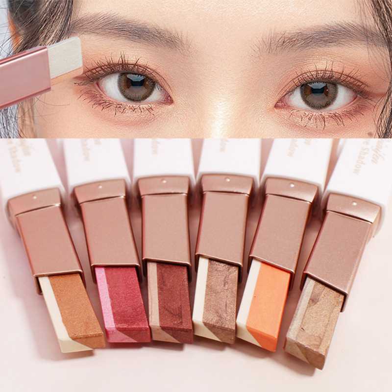 Double Color Glitter Eyeshadow Stick - Matte & Waterproof