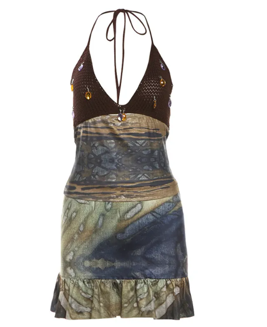 Summer Breeze Backless Print Set