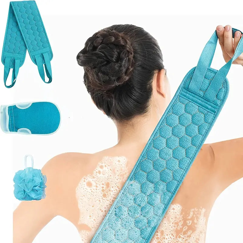 3 PCS Exfoliating Bath Cloth Set for Deep Skin Removal
