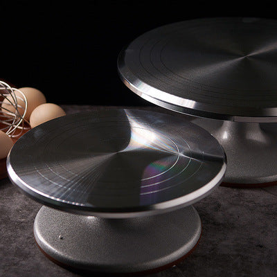 Rotating Tray Display Stand for Birthday Cake Baking