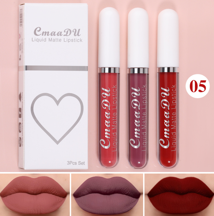 Matte Waterproof Non-stick Lip Gloss Set