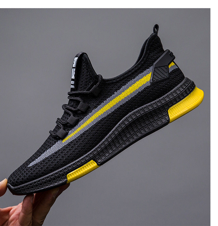 Men's Running Shoes - Fall Knit Sports Sneakers