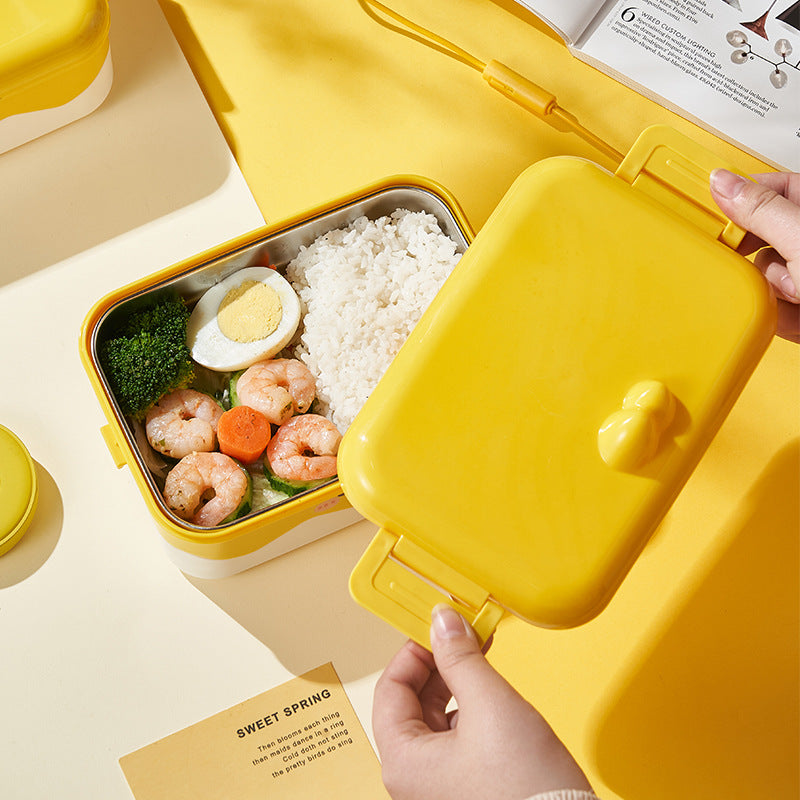 Cute Cartoon Stainless Steel Lunch Box for Work/School