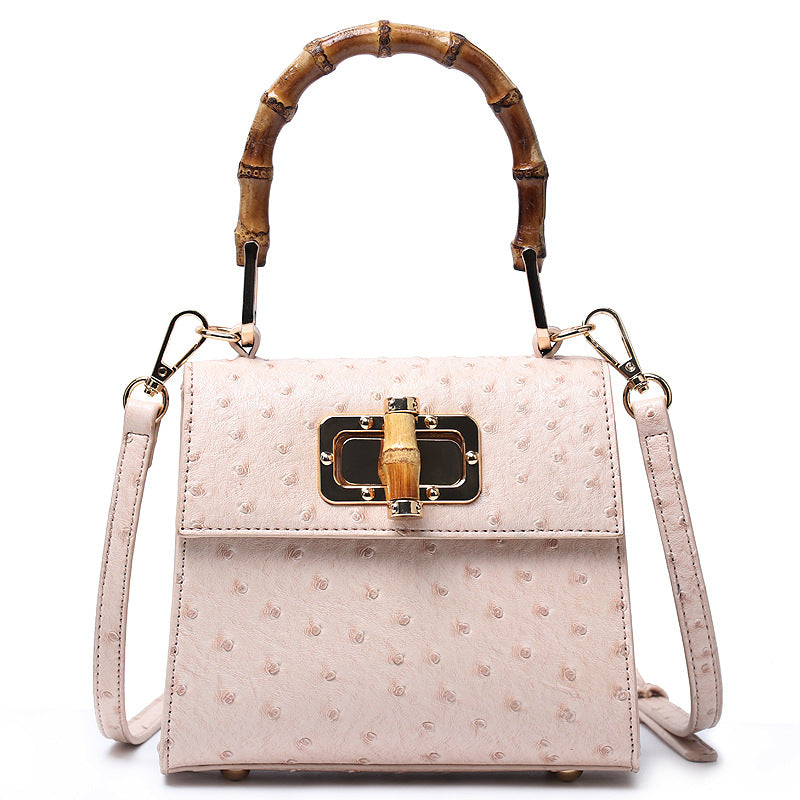 Trapezoid Bamboo Handbag
