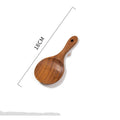 Teak Unlacquered Solid Wood Stir-Fry Spatula