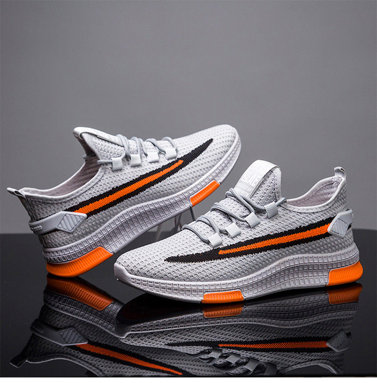 Men's Running Shoes - Fall Knit Sports Sneakers