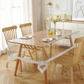 Transparent PVC Lace Tablecloth, Oil-Proof and Heat-Resistant